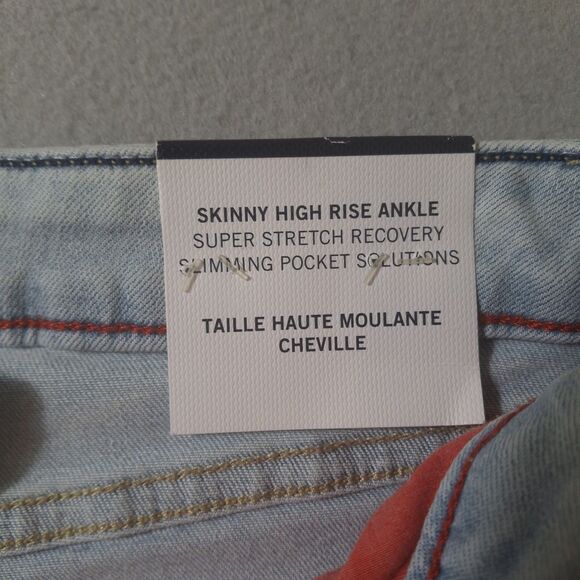 Tommy Hilfiger Tommy Jean Skinny High Rise Ankle 10 30x28 NWT Distressed Stretch - Picture 11 of 14